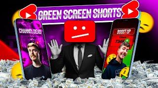 GREEN Screen SHORTS Challenge (or) Right way to Make Green Screen Shorts ! (dark reality)