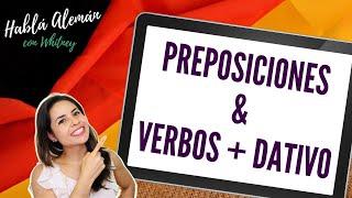 Preposiciones y verbos que rigen dativo / Encuentro Alemán con Whitney