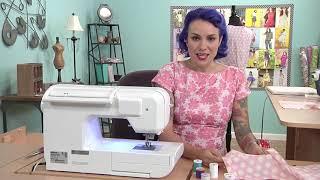 Gretchen Hirsch sews the perfect 50’s top, aback button blouse on Its Sew easy (810-1)