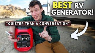 ULTRA-QUIET RV Generator: New, Light, and Powerful!