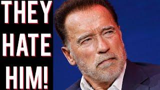 Hollywood wants his BLOOD! After Arnold Schwarzenegger NUKED illegals and ICE protesters!