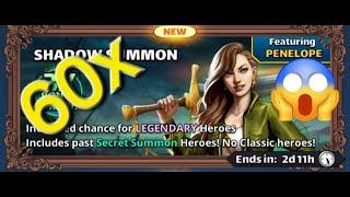  INSANE Shadow Portal 60x Summons!!  February 2025 Empires & Puzzles Summons 