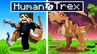 Transforming into Dinosaurs in Minecraft