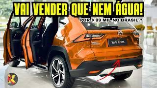 NOVO YARIS CROSS 2025 BRASILEIRO: O SUV HÍBRIDO BARATO E FLEX!