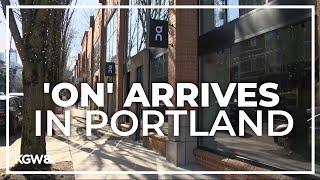 On sportswear startup opens its largest retail store in Portland