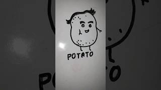 Potato Rock ️ #aesthetic #drawing #art #ytshort #shortvideo #shortsfeed #shorts