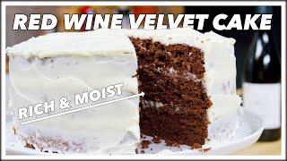  Red Wine Chocolate Velvet Cake Recipe