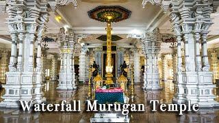 Waterfall Murugan Temple Penang Malaysia【Full Tour in 4k】