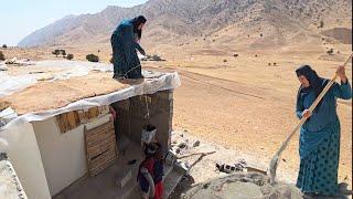 Effort and hope: resistance of grandmother and two orphans to secure the roof of the house