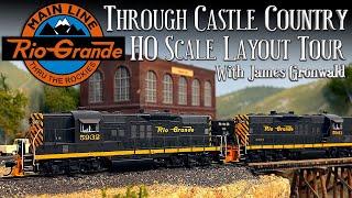 Denver & Rio Grande HO Scale Layout Tour with James Gronwald