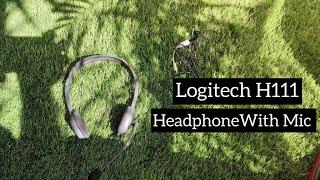 Logitech H111 Headphone With Mic Review 2022 (Hindi)