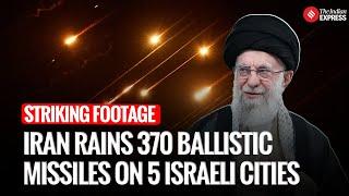 Sky On Fire: Verified Iran Missile Footage Shows 5 Israeli Cities Under Attack | Israel Iran War