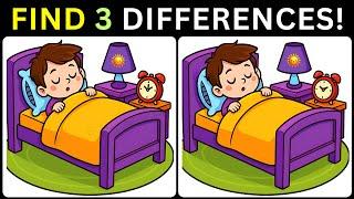 Sharpen Your Mind: Spot Three Differences【#246 Brain Game Challenge Find 3 Differences】