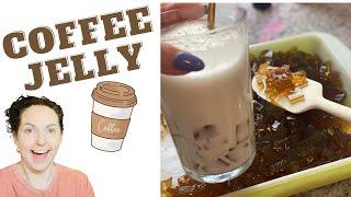 How to make COFFEE JELLY !!