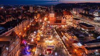 Jarmark Bożonarodzeniowy 2024 w Gdańsku - Dron 4K / Christmas Market in Gdansk, Poland