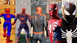 PS1 vs PS2 vs PS3 vs PS4 vs PS5 | Spider-Man Games | Graphics & Gameplay Comparison