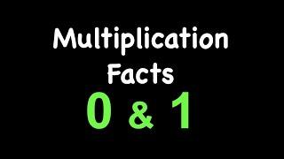 Multiply By 0 & 1 Lesson