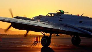 B-17G Flying Fortress "Sentimental Journey" Sunset Arrival at YYJ