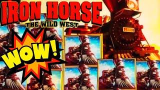 AWESOME!! IRON HORSE IS ONE GOOD TRAIN!  IRON HORSE Slot Machine  (ARISTOCRAT GAMING)