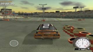 FlatOut 1 Derby demonstration video