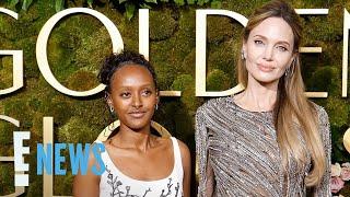 Angelina Jolie Supports Her Daughter Zahara at Mother-Daughter Brunch | E! News