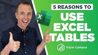 5 Reasons Excel Tables Save Time: Why You Need MS Excel Tables to Work Productively