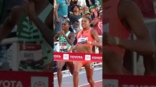 Gabby Thomas storms to US 200m title  #athletics #usa #america #athlete