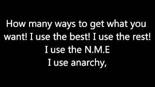 Sex Pistols - Anarchy in the U.K. (Lyrics)