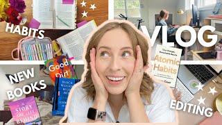 New habits vlog: Editing, consistency, and annotating books