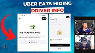 Why Is UberEats HIDING Driver Info From Customers