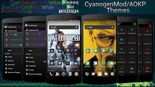 CyanogenMod AOKP Theme ManyColors