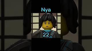 The Ninjago Characters ages    during Crystalized