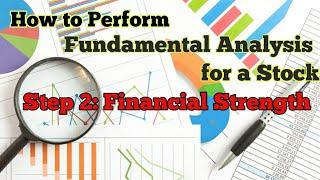 Basics of Fundamental Analysis | How to perform Fundamental Analysis for a Stock | Step 2 Explained