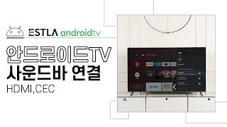 안드로이드TV 사운드바 연결 방법! HDMI를 이용한 연결과 CEC설정 방법!