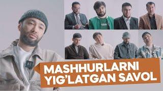 Mashhurlarni yig`latgan savol ️