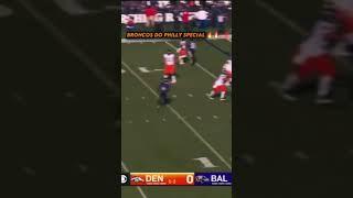 Broncos do a Philly special #nfl #football #shorts