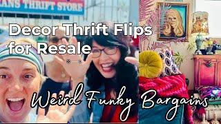 Thrift Flipping / Reselling / Decorating /Weird Funky  Thrift Store Bargains