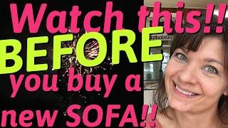 Shocking reveal!! Vintage sofa vs New sofa