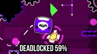 Deadlocked 59% Geometry Dash, (Progress on mobile)