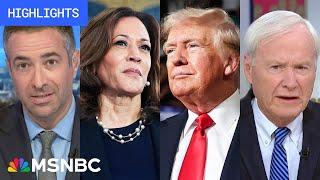 Countdown to the 2024 election: Day 47 | MSNBC Highlights