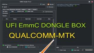 ufi emmc tool box dongle qualcomm/mtk flash/repair bypass auth