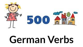 500 verbs in German language