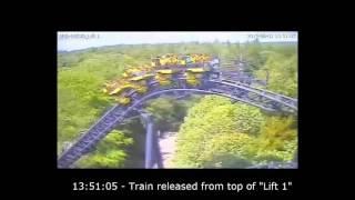 Alton Towers Smiler crash caught on camera - Full footage