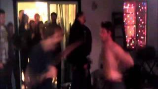 New Years 2012 - FIGHT - Dude gets OWNED!