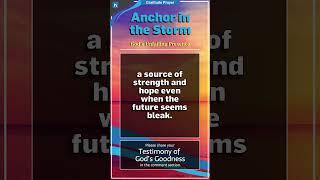 Anchor in the Storm | Gratitude Prayer