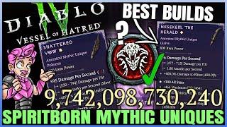 Diablo 4 - Spiritborn Mythic Uniques Are Broken... - Nesekem the Herald & Shattered Vow Build Guide!