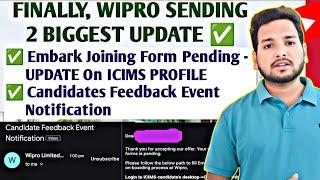 Wipro Onboarding Process Latest Update | 2 Big Update After Acceptance Offer Letter | Feedback Mail