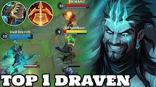 Wild Rift Draven - Top 1 Draven Gameplay "Draven Main" Rank Challenger