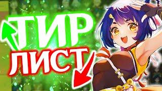 КТО ЛУЧШИЙ? ТИР ЛИСТ ПЕРСОНАЖЕЙ ГЕНШИН ИМПАКТ ПЕРЕД НАТЛАНОМ | GENSHIN IMPACT