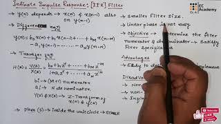 DSP#74 Introduction to infinite impulse response (IIR) Filter || EC Academy